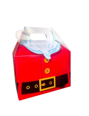 Caja Tipo Box Lunch Santa Claus