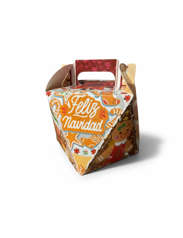 Caja Dulcero Tipo Box Lunch Prisma Jengibre