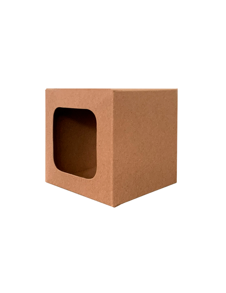Cajas de Cartón Pequeña con Ventana (25 pzs)