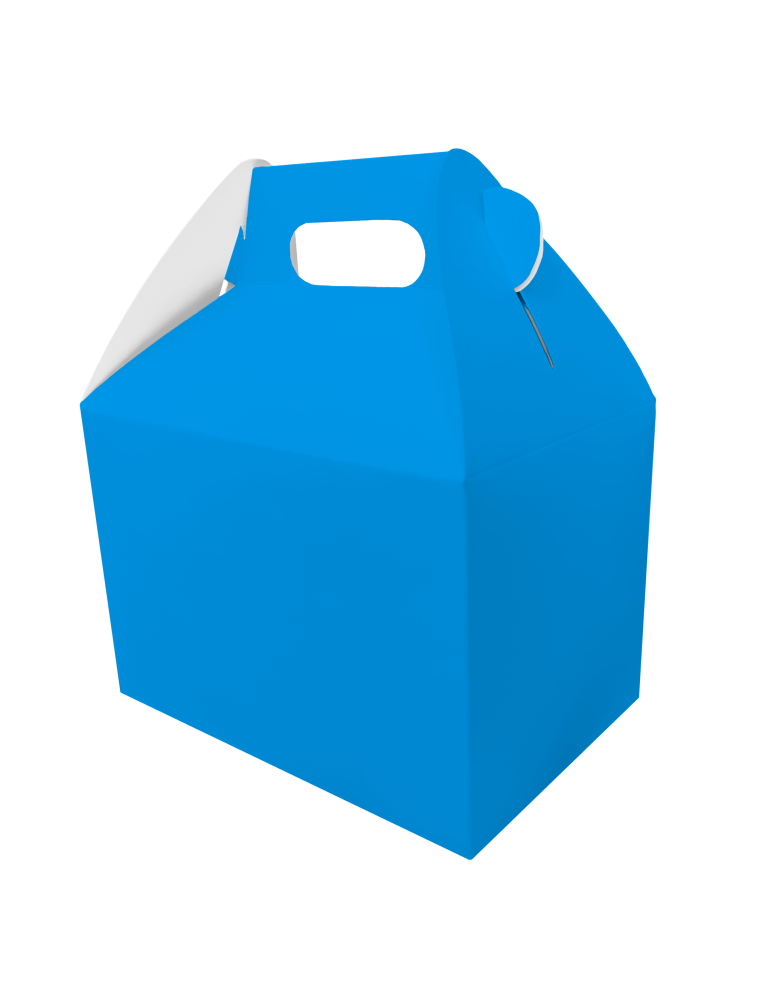 Caja Mediana Tipo Box Lunch de Colores