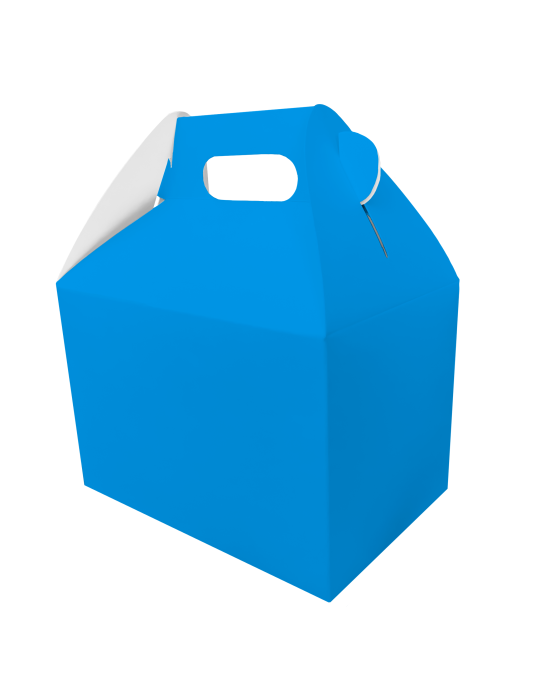 Caja Mediana Tipo Box Lunch de Colores
