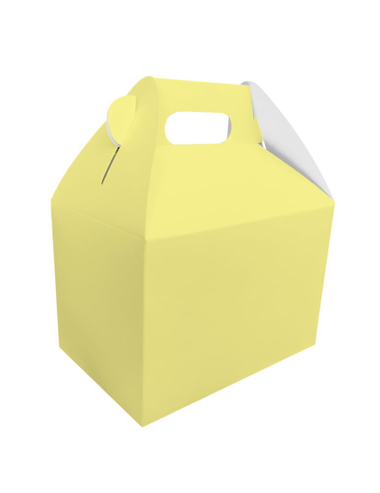 Caja Mediana Tipo Box Lunch de Colores