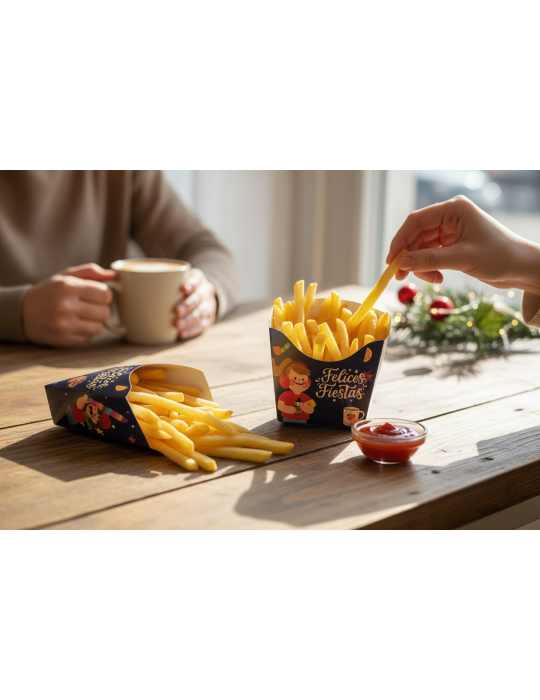 Charolas para Papas Fritas a la Francesa 3 Diseños