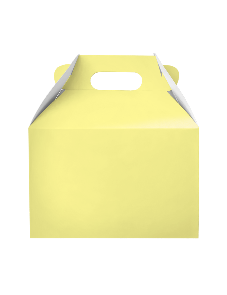 Caja Mediana Tipo Box Lunch de Colores