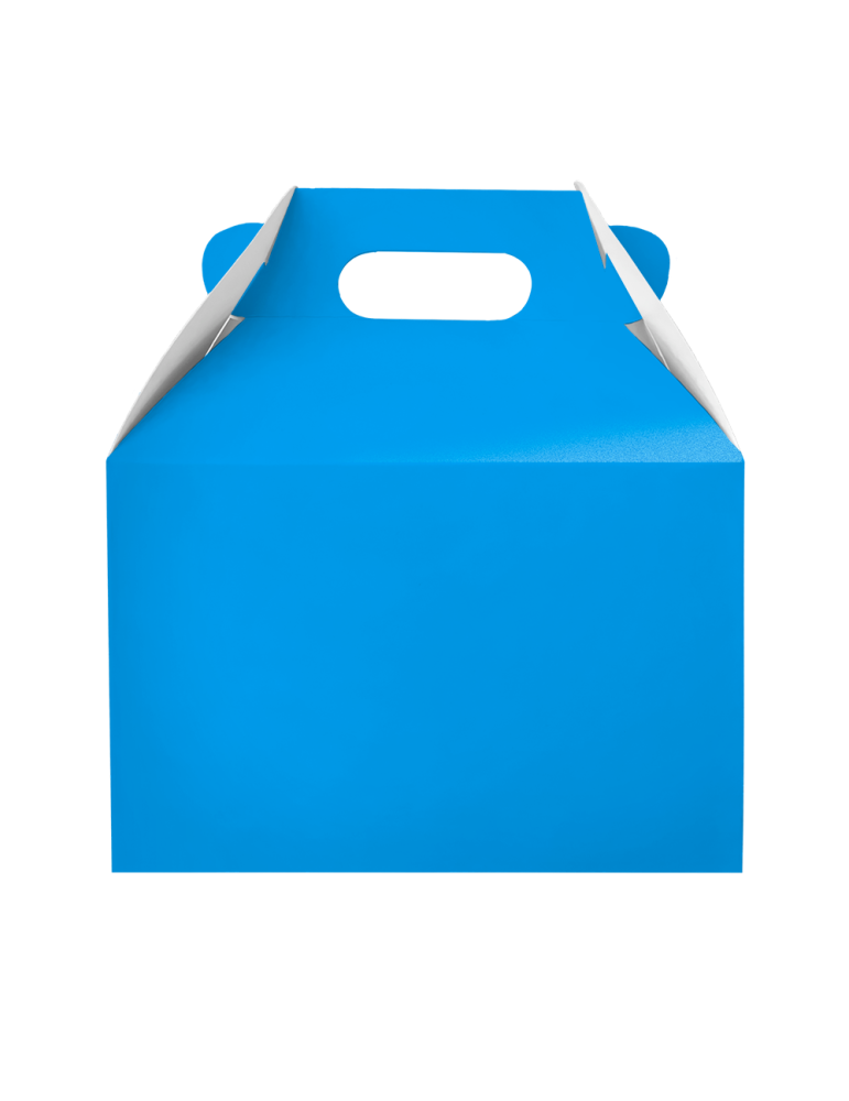 Caja Mediana Tipo Box Lunch de Colores