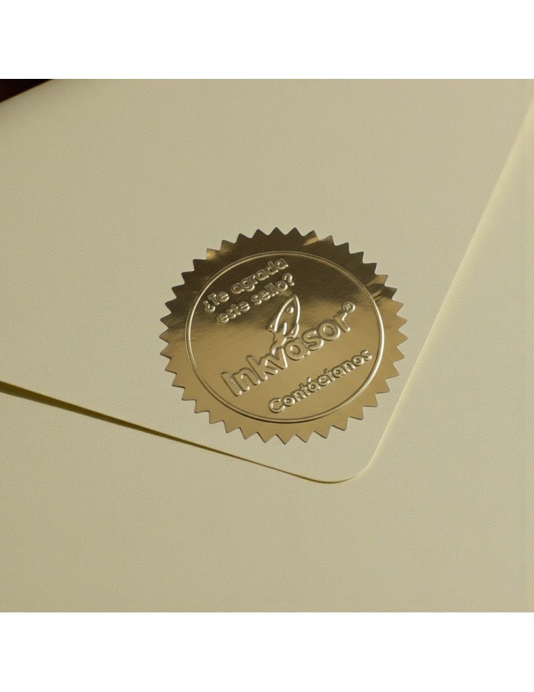 Etiquetas Adhesivas Metalizadas para Sello Seco