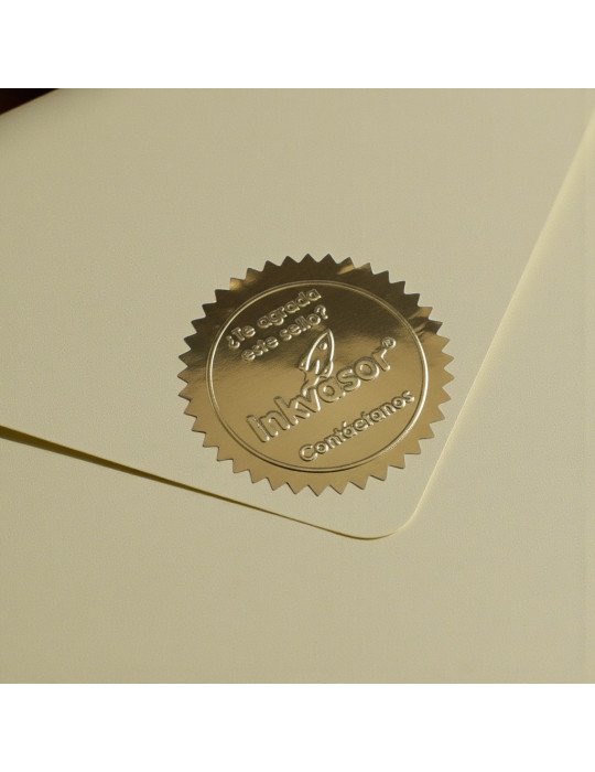 Etiquetas Adhesivas Metalizadas para Sello Seco