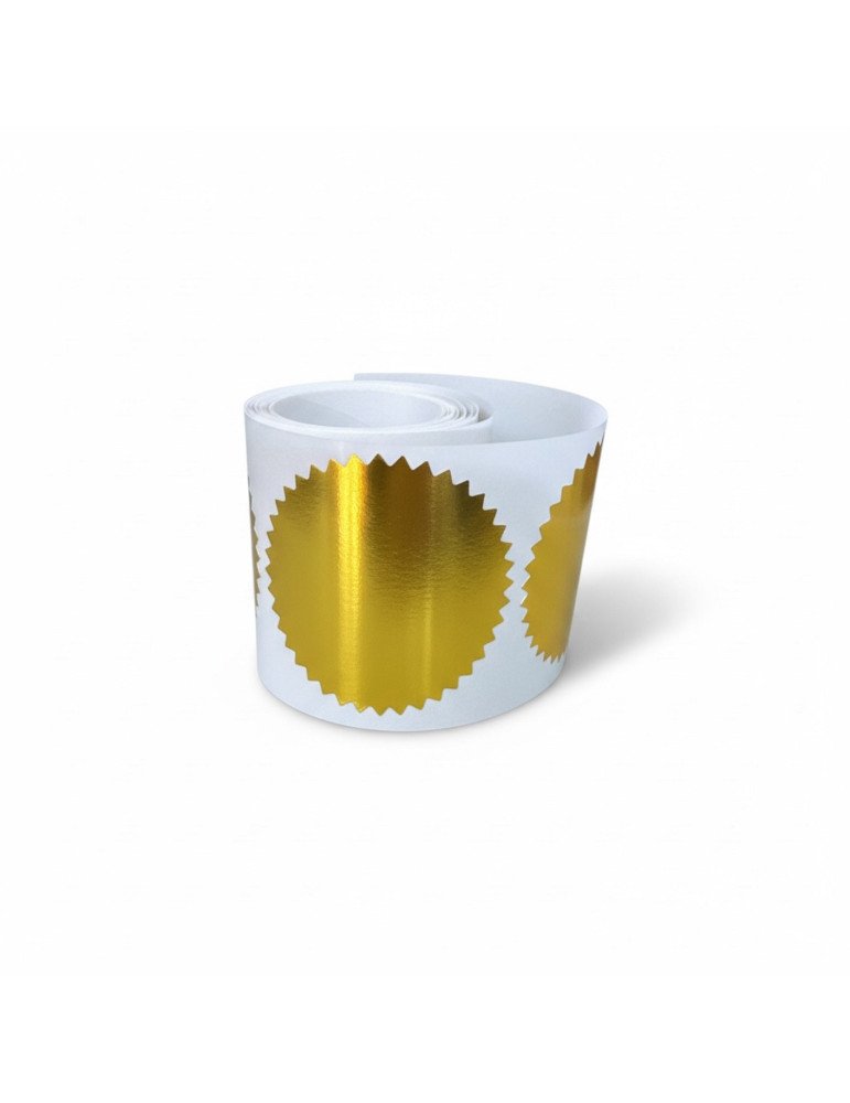 Etiquetas Adhesivas Metalizadas para Sello Seco