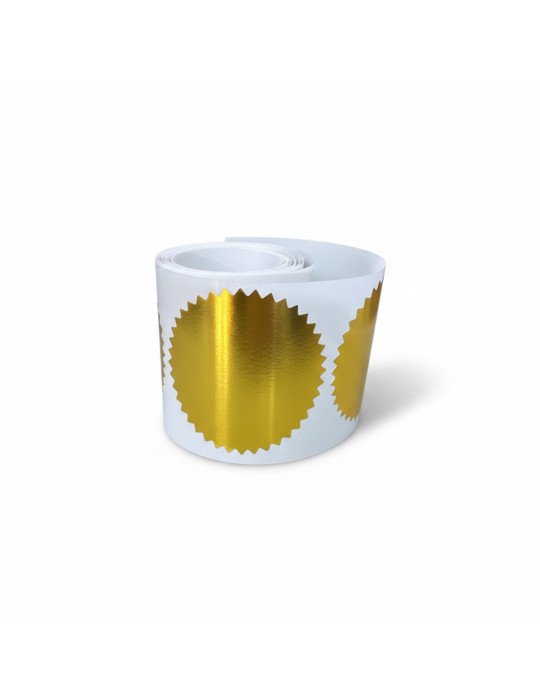 Etiquetas Adhesivas Metalizadas para Sello Seco