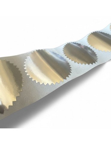 Etiquetas Adhesivas Metalizadas para Sello Seco