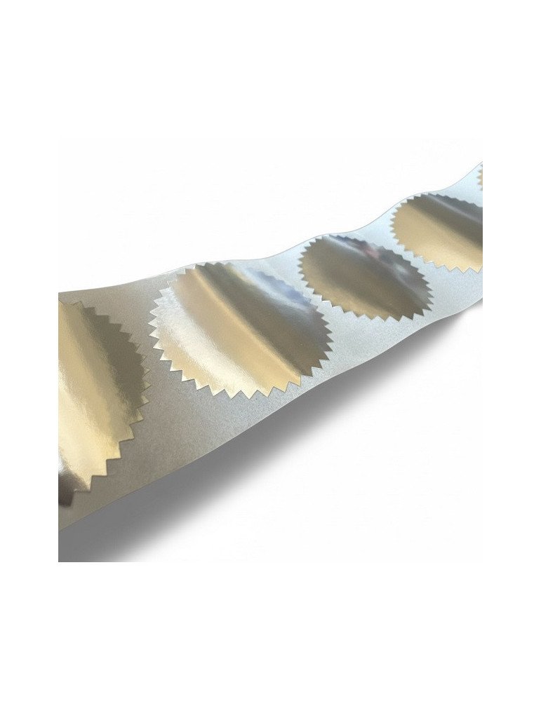 Etiquetas Adhesivas Metalizadas para Sello Seco