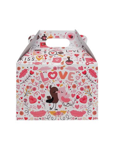 Caja Tipo Box Lunch Diseño Animalitos