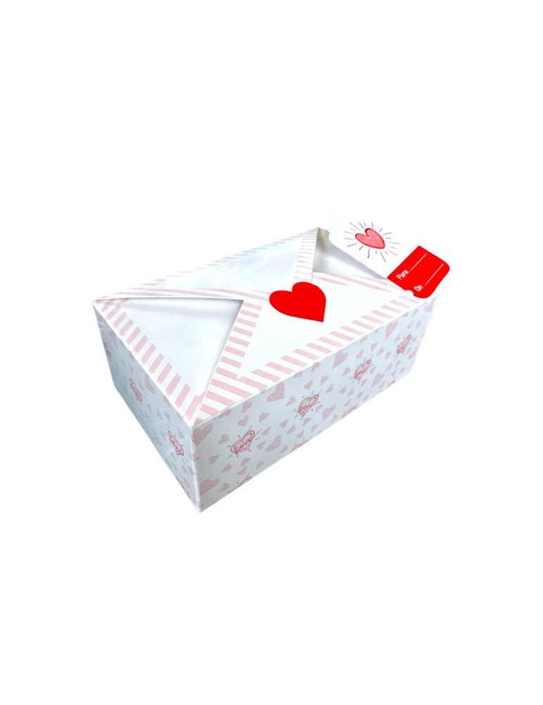 Caja Tipo Dulcero Diseño Sobre Corazón