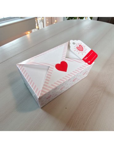 Caja Tipo Dulcero Diseño Sobre Corazón 2