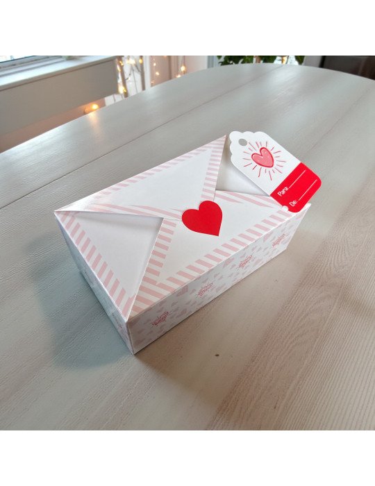 Caja Tipo Dulcero Diseño Sobre Corazón