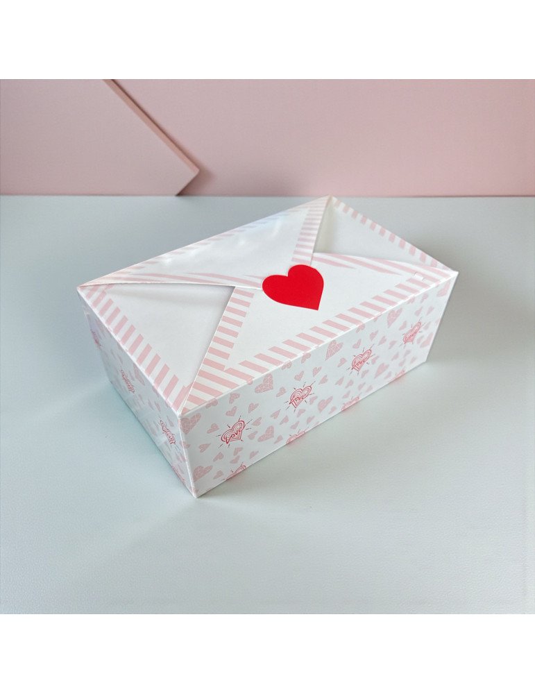 Caja Tipo Dulcero Diseño Sobre Corazón
