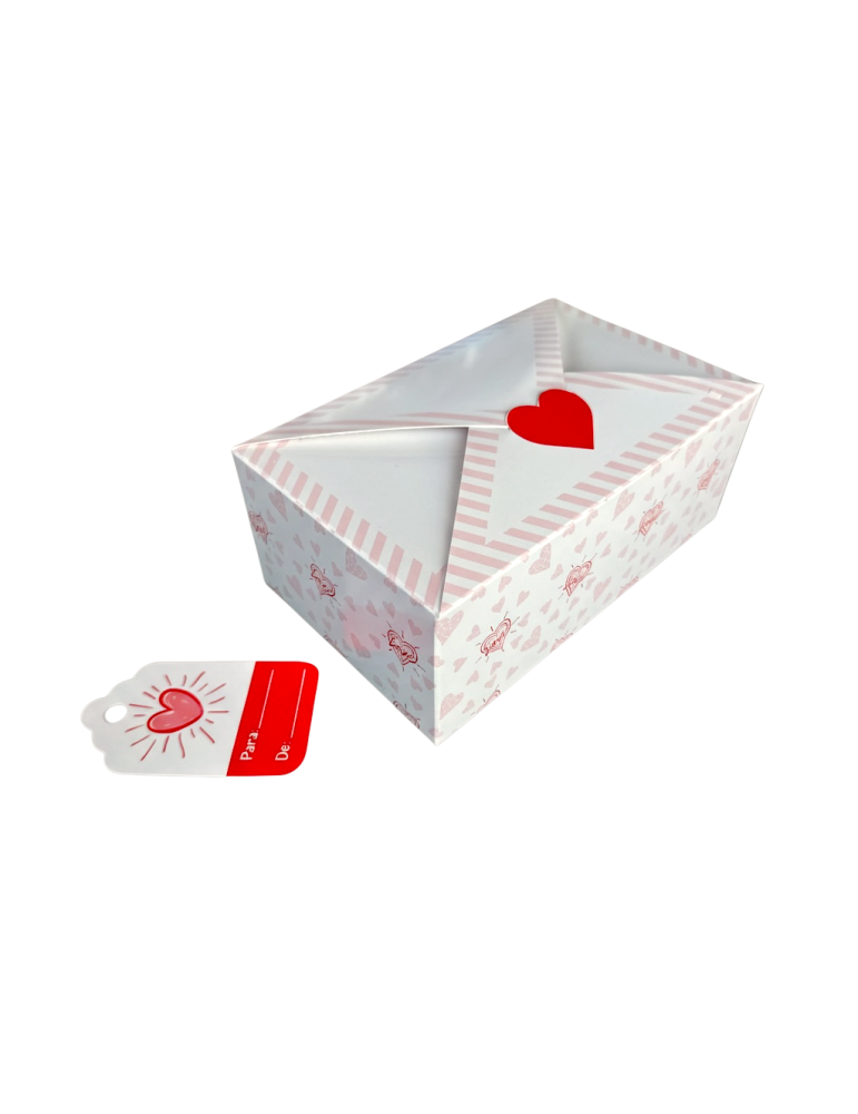 Caja Tipo Dulcero Diseño Sobre Corazón