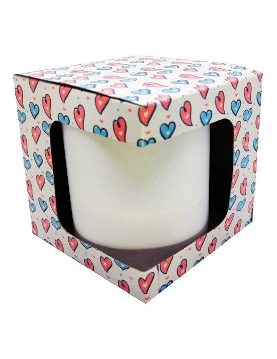 Caja Para Taza de 11 Oz Con Ventana Para Sublimar