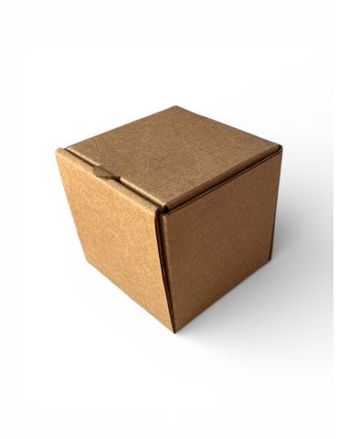 Caja Cúbica de Cartón Microcorrugado (6.5x6.5x6.5cm)