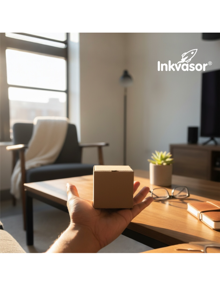 Caja Cúbica de Cartón Microcorrugado (6.5x6.5x6.5cm)