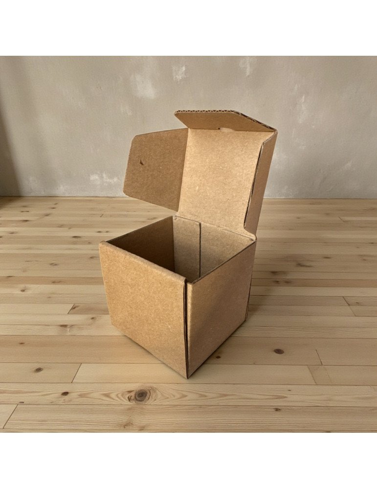Caja Cúbica de Cartón Microcorrugado (6.5x6.5x6.5cm)