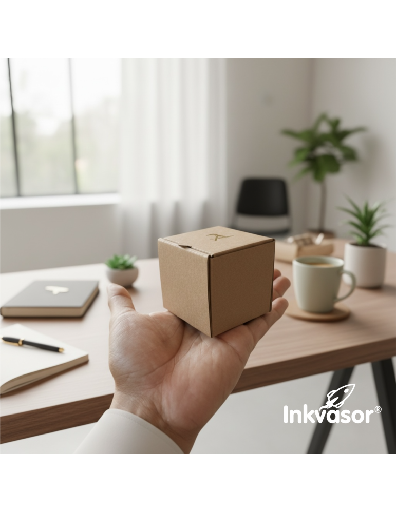 Caja Cúbica de Cartón Microcorrugado (6.5x6.5x6.5cm)