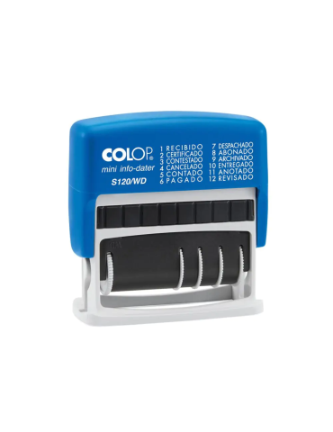 Mini Sello Fechador Autoentintable Multi Frases Comerciales