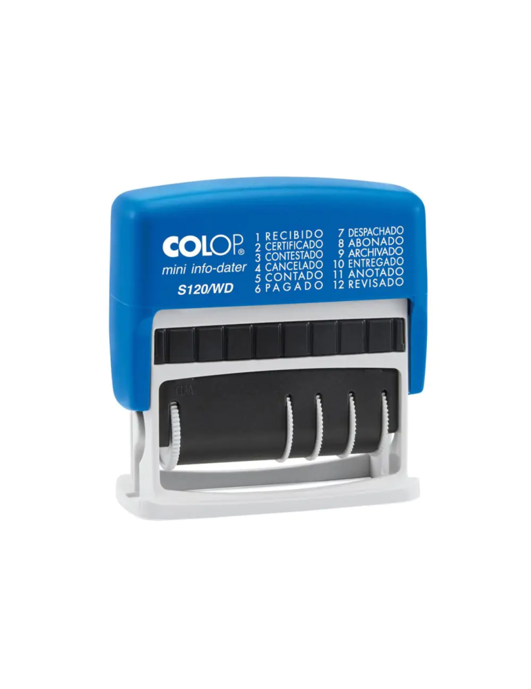 Mini Sello Fechador Autoentintable Multi Frases Comerciales