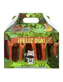 Caja Tipo Box Lunch Mediana Selva Aventura
