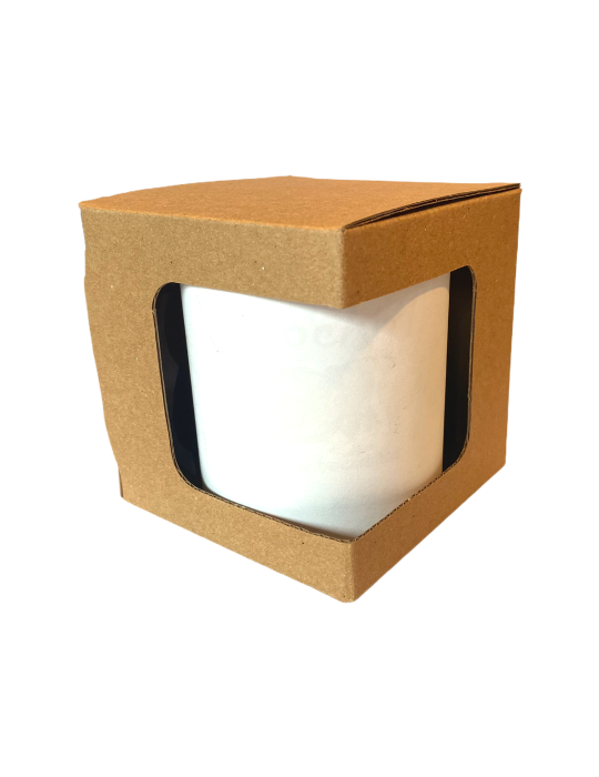 Caja de Cartón para Taza con Ventana