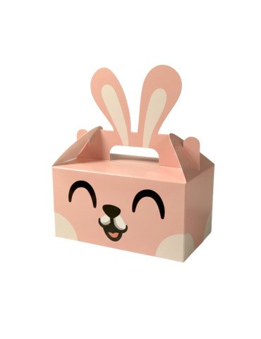 Caja de Cartón Tipo Box Lunch Rabbit Box