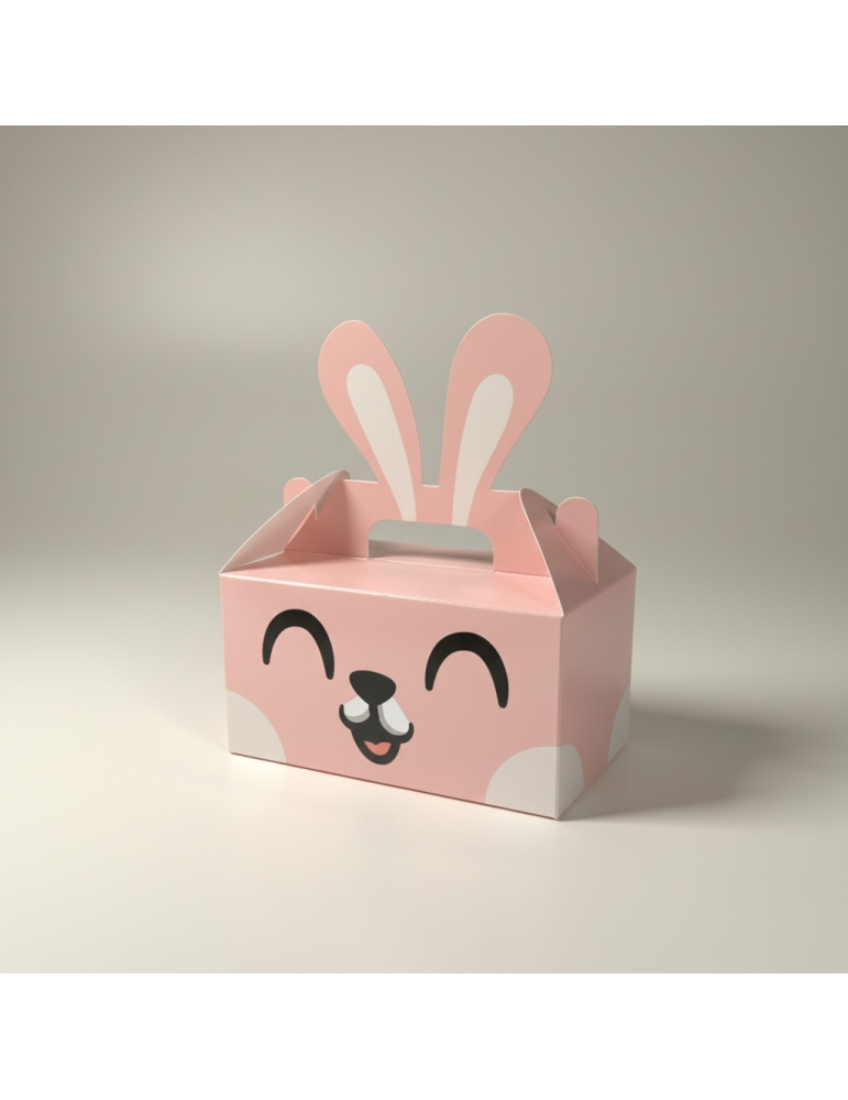 Caja de Cartón Tipo Box Lunch Rabbit Box