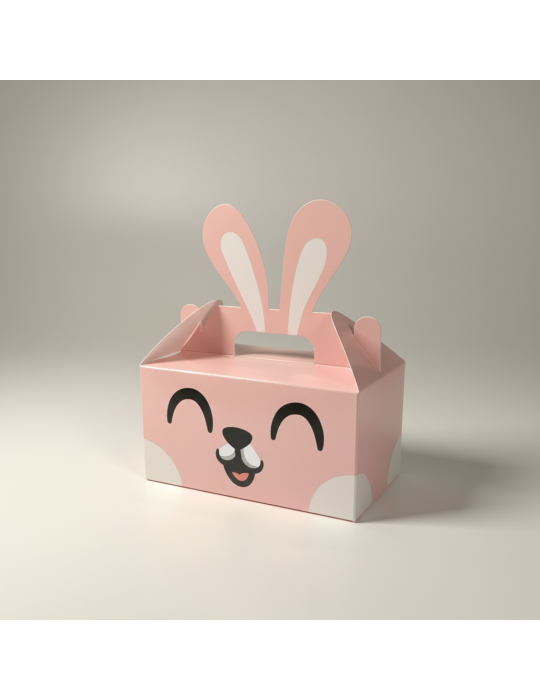 Caja de Cartón Tipo Box Lunch Rabbit Box