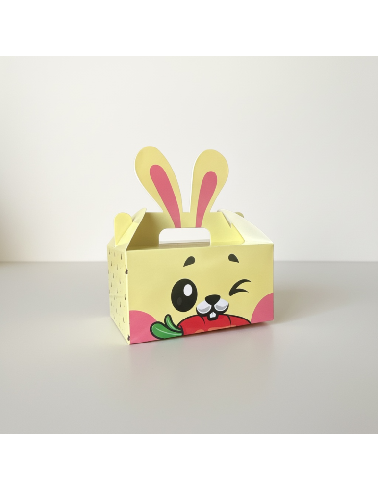 Caja de Cartón Tipo Box Lunch Rabbit Box