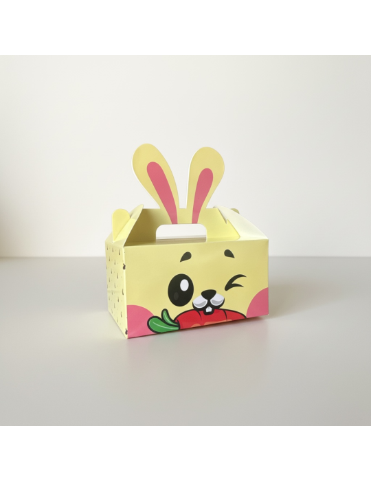 Caja de Cartón Tipo Box Lunch Rabbit Box