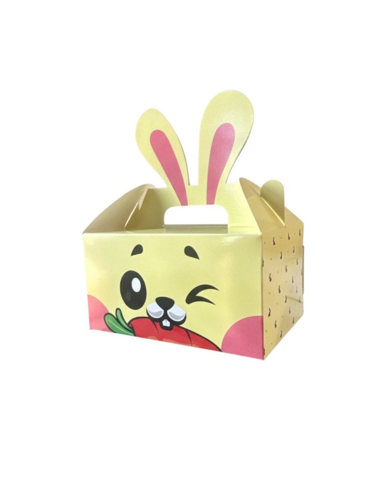 Caja de Cartón Tipo Box Lunch Rabbit Box