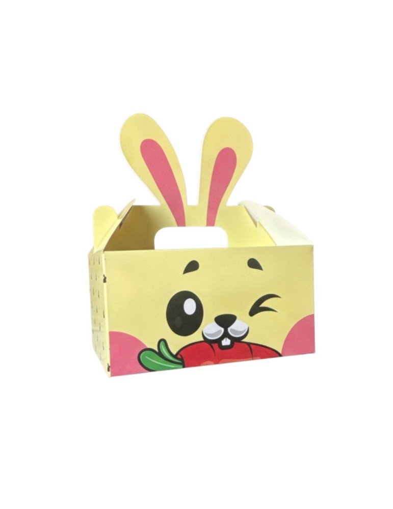 Caja de Cartón Tipo Box Lunch Rabbit Box