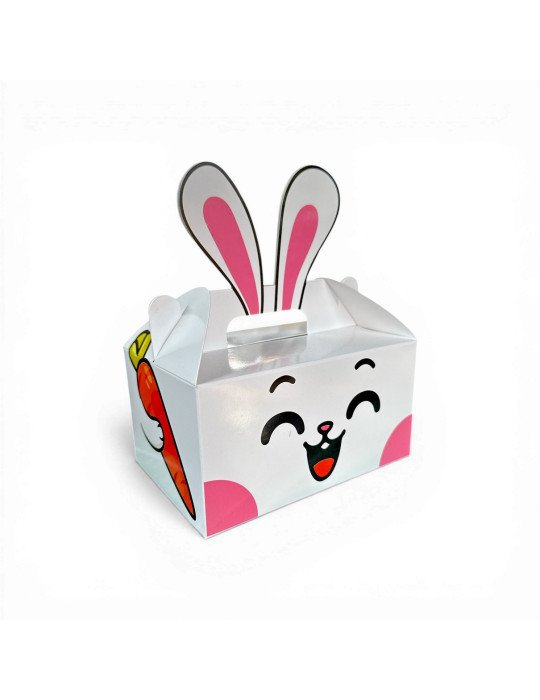 Caja de Cartón Tipo Box Lunch Rabbit Box