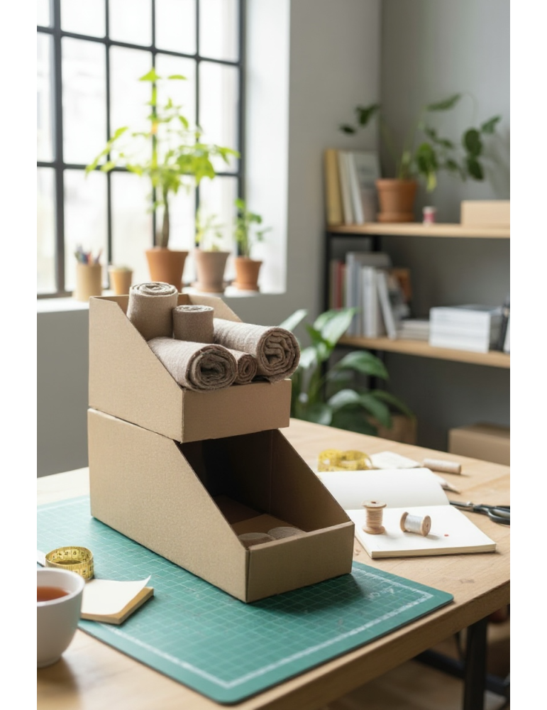 Inkvasor Caja De Cartón Tipo Gavetas