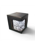 Caja de Cartón Negro para Taza con Ventana