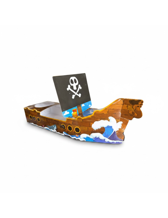 Charola para fiestas infantiles Diseño Barco Pirata