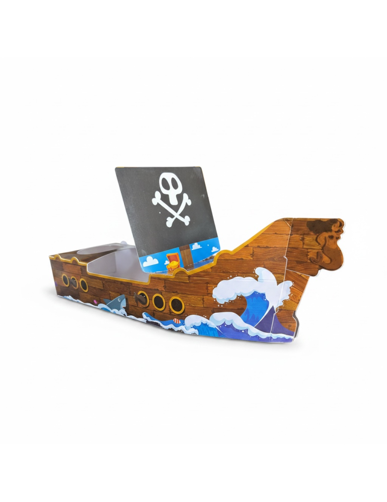 Charola para fiestas infantiles Diseño Barco Pirata