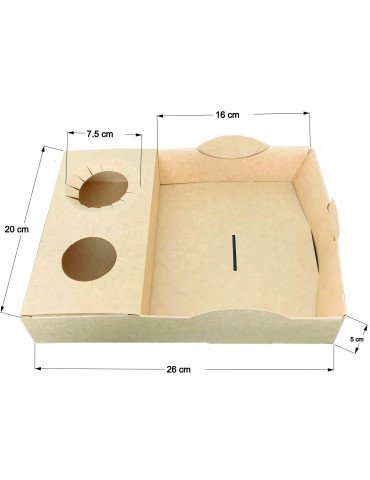Charola Para Nachos, Deep Y Refresco 2