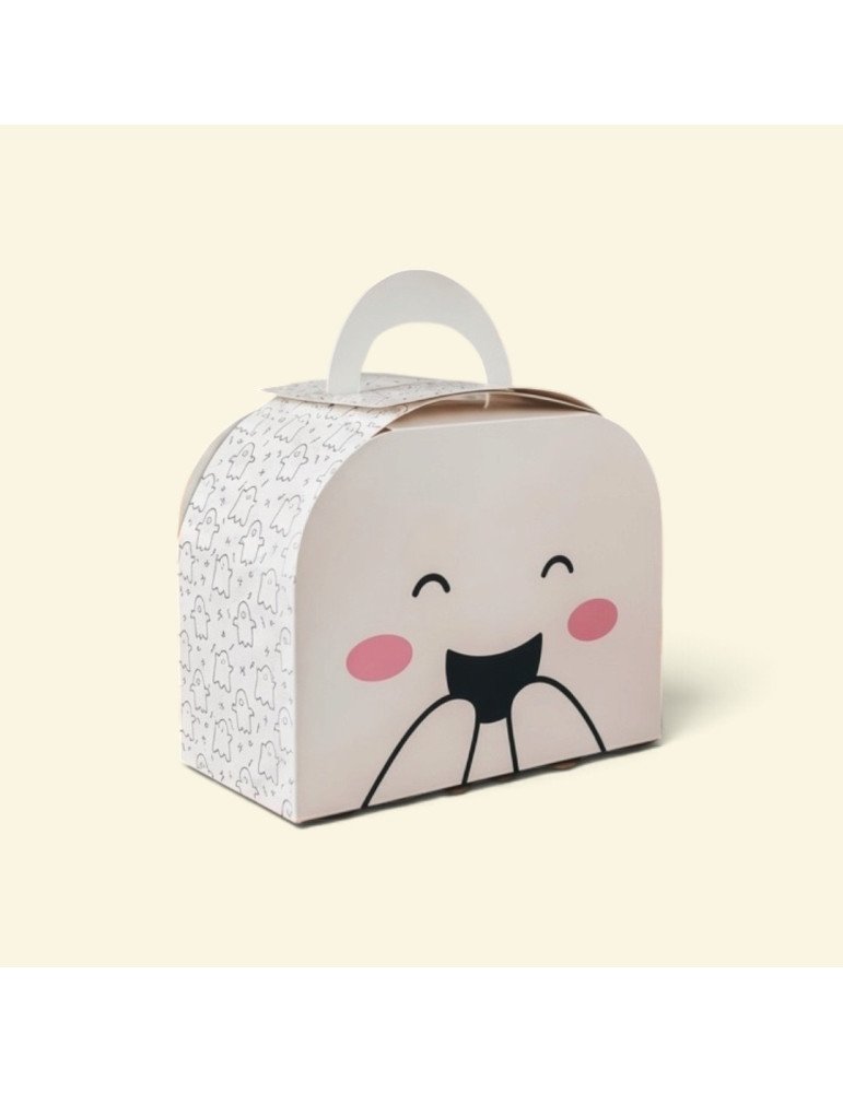 Caja Tipo Fancy Box Lunch Diseño Fantasma Halloween