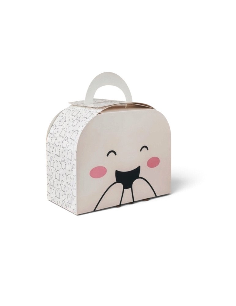 Caja Tipo Fancy Box Lunch Diseño Fantasma Halloween