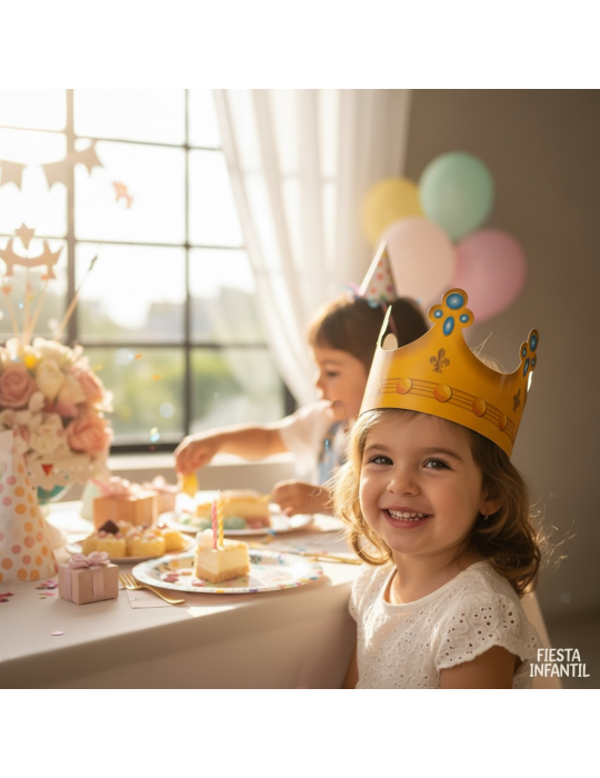 Corona de Princesa y Príncipe Para Fiestas Infantiles