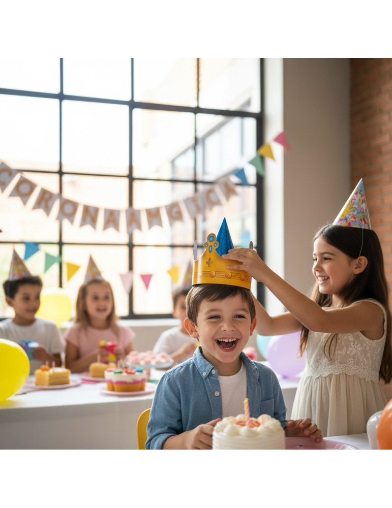 Corona de Princesa y Príncipe Para Fiestas Infantiles