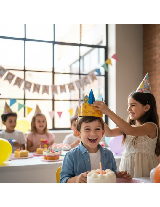Corona de Princesa y Príncipe Para Fiestas Infantiles
