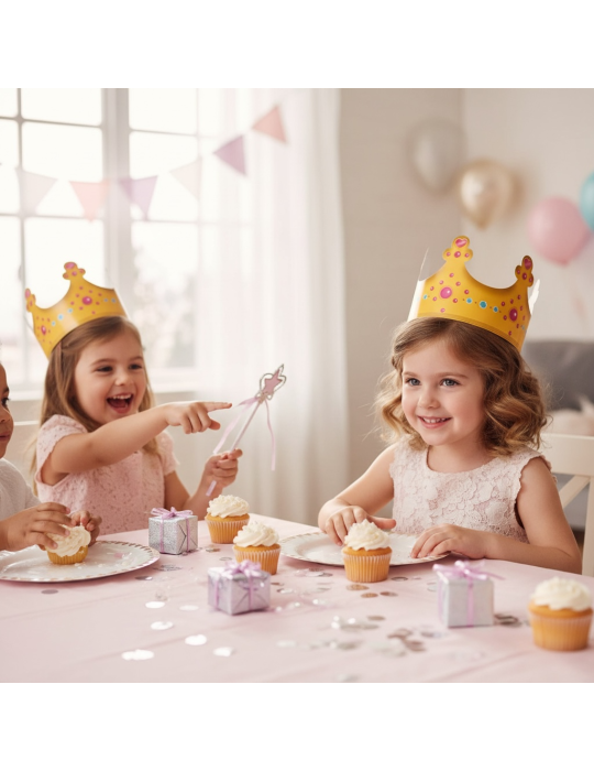 Corona de Princesa y Príncipe Para Fiestas Infantiles