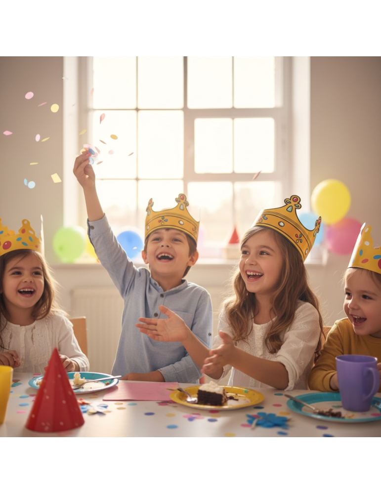 Corona de Princesa y Príncipe Para Fiestas Infantiles
